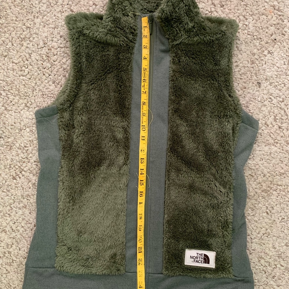 The North Face furry fleece vest